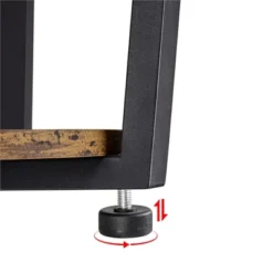 Yaheetech Industrial Side Table, Round Sofa Table With Storage Rack -Furniture Specialty Store GUEST 1382c08b d1f6 445f bf7d a88aa1ae1037