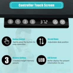 Costway 55''x28'' Electric Standing Desk Sit To Stand Workstation Dual Motor -Furniture Specialty Store GUEST 145d71d4 e520 4fb4 9fb1 507232ee1f0a