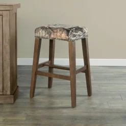Walt Backless Barstool Wood Camo - Linon -Furniture Specialty Store GUEST 1470bd26 25fc 427e af06 626ac4400b9f