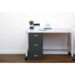 Space Solutions 18" Deep 3 Drawer Metal Organizer File Cabinet With Pencil Drawer -Furniture Specialty Store GUEST 159d25e9 dcf4 4dfa be5f d1de1705e080