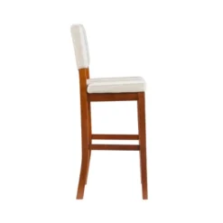 Milano Padded Barstool Upholstered Seat & Back - Linon -Furniture Specialty Store GUEST 15f4ce8d 5755 44e0 b74d fec818cba6f0