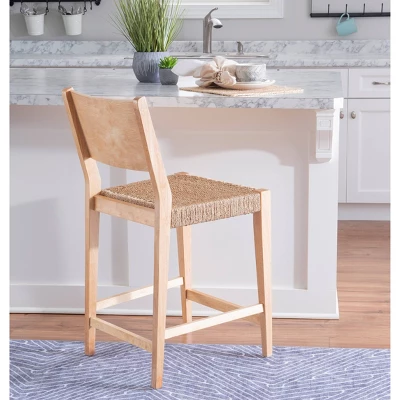 Set Of 2 Clara Counter Height Barstools Natural - Powell Company 7 Set Of 2 Clara Counter Height Barstools Natural - Powell Company - Image 5