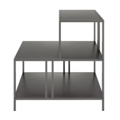 Gunmetal Gray Side Table - Henn&Hart -Furniture Specialty Store GUEST 16b06f74 5b9c 453c bb40 9ecb5aefa632