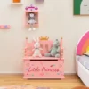 Costway Kids Princess Wooden Bench Seat Toy Box Storage Organizer Children Playroom Pink -Furniture Specialty Store GUEST 16f1a688 780b 4b17 a0c9 0ad8b3aed784