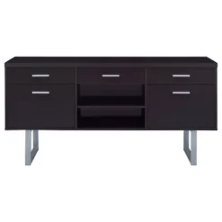 Lawtey 5 Drawer Credenza Cappuccino - Coaster -Furniture Specialty Store GUEST 170d2545 26fd 4d23 82e7 e8eba48144d1