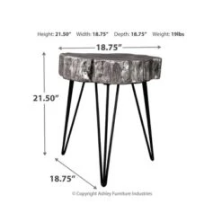 Dellman Side Table Antique Silver Finish - Signature Design By Ashley -Furniture Specialty Store GUEST 17284688 c67f 4d3d a1d7 3cd9407d4fa9