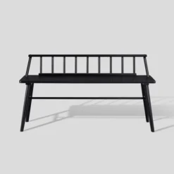 Transitional Low-Back Spindle Entryway Bench - Saracina Home -Furniture Specialty Store GUEST 178d932f df39 42d5 b150 ebfcdbfd8782