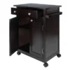 Savannah Kitchen Cart Wood/Coffee - Winsome -Furniture Specialty Store GUEST 1805666f ed3b 4656 bb3b 32b75cc3c38d