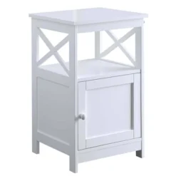 Oxford End Table With Storage Cabinet And Shelf - Breighton Home -Furniture Specialty Store GUEST 18107299 ec1f 4b61 b726 aaabdbe11f59
