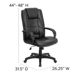 Emma And Oliver High Back Multi-Line Stitch Executive Swivel Office Chair With Arms -Furniture Specialty Store GUEST 18a54b17 599f 487c 82cb 55c33b7ff1ee