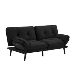 Finley Convertible Futon Sofa Bed Black - Serta -Furniture Specialty Store GUEST 195b3815 37e6 4706 9d30 83892f388a69