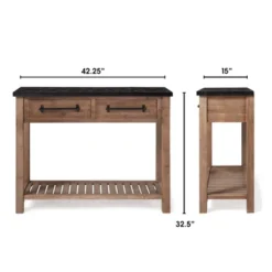 Eugene Console Table Brown - ClickDecor -Furniture Specialty Store GUEST 1974a887 5e5a 4e8c bb11 87ac3d49aa90