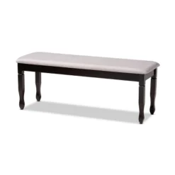 Corey Fabric Upholstered And Wood Dining Bench - Baxton Studio -Furniture Specialty Store GUEST 19ddbb10 59e0 4137 88b5 1a9544389644