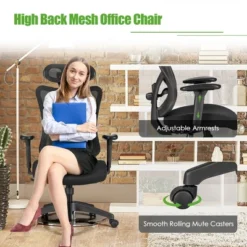 Costway Ergonomic High Back Mesh Office Chair W/ Adjustable Lumbar Support -Furniture Specialty Store GUEST 1a2a3eca 4913 4542 8f1d c1fde8da39a3