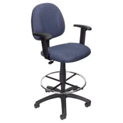 Drafting Stool With Footring And Adjustable Arms - Boss Office Products -Furniture Specialty Store GUEST 1a7b2b26 919b 4d0c 8cd3 0c1eb7dd9140