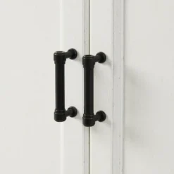 3pc Tara Entertainment Set With Closed Storage Distressed White - Crosley -Furniture Specialty Store GUEST 1af31662 1cec 4211 b08f 7833caf9911b