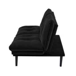Finley Convertible Futon Sofa Bed Black - Serta -Furniture Specialty Store GUEST 1afffe4f ca5f 47e8 8e6a 814b01a4b79f