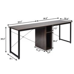 2 Person Computer Desk 79''Large Double Workstation Dual Office Desk W/Storage -Furniture Specialty Store GUEST 1b27c392 98c2 49d2 ad35 01da7b04979c