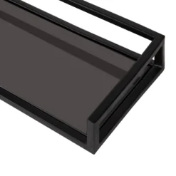 24" X 8" X 3" Blex Metal And Glass Wall Shelf - Kate & Laurel All Things Decor -Furniture Specialty Store GUEST 1b63e1a3 5e5e 42d8 8ad7 89eec599cad9