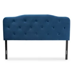 Gregory Velvet Fabric Upholstered Headboard - Baxton Studio