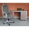 Executive Hinged Armchair Gray - Boss Office Products -Furniture Specialty Store GUEST 1c1e6706 72b8 4591 9cd6 f8dd8674c94c