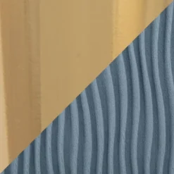 Tania Pleated Waves Accent Chair Light Blue/Gold - Lumisource -Furniture Specialty Store GUEST 1c552381 7902 4b21 9518 53b08bb8706b