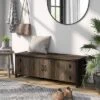Shash Farmhouse Storage Bench Reclaimed Oak - MiBasics -Furniture Specialty Store GUEST 1c7254e2 0656 4ae9 9d03 bdd8e8cec2f1