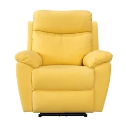 FC Design Modern Power Recliner Chair With USB Charging Port And Pillow Top Arms Palomino Fabric Single Seat Reclining Sofa -Furniture Specialty Store GUEST 1c85be47 23f1 492c 8d90 9c8ba44f45bd