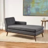Stormi Mid-Century Modern Fabric Chaise Lounge - Christopher Knight Home -Furniture Specialty Store GUEST 1cb729f2 ac67 424b 9a53 267544172ca3