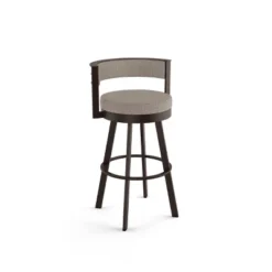 26" Browser Swivel Counter Height Barstool With Upholstered Seat - Amisco -Furniture Specialty Store GUEST 1d42e32a 9e40 4c05 b722 960652ee6959