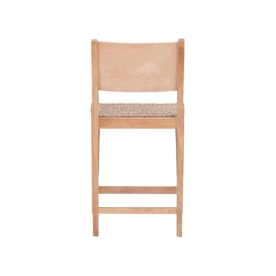 Set Of 2 Clara Counter Height Barstools Natural - Powell Company 6 Set Of 2 Clara Counter Height Barstools Natural - Powell Company - Image 4