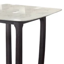42" Razo Dining Table Marble/Weathered Espresso - Acme Furniture -Furniture Specialty Store GUEST 1d6f6c6f bbf3 425c 84fa 54adefb39ba8
