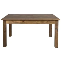 Emma And Oliver 60" X 38" Rectangular Antique Rustic Solid Pine Farm Dining Table -Furniture Specialty Store GUEST 1de817a0 1bfd 4a83 b9b0 e7d0434d8f77