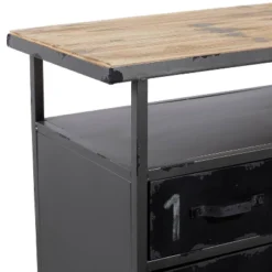 Industrial Wood Buffet Gray - Olivia & May -Furniture Specialty Store GUEST 1e4d8684 26df 4a1d 87e8 6e6972aee53b