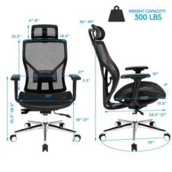 Costway Ergonomic Office Chair High-Back Mesh Chair W/Adjustable Lumbar Support -Furniture Specialty Store GUEST 1e99d865 c576 4b32 9f55 feb0883d3e8d
