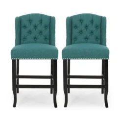 Set Of 2 Foxcroft Wingback Counter Height Barstools - Christopher Knight Home -Furniture Specialty Store GUEST 1ed647e5 3d06 4948 9c6e d5e45902821f