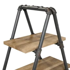 59" Mathews 4-Shelf Ladder Bookcase Bronze - HOMES: Inside + Out -Furniture Specialty Store GUEST 1ef26ea7 2ce2 4583 89a7 5d4fd6e29570