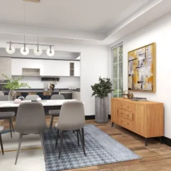 Modern Wood Sideboard Buffet Light Brown - Olivia & May -Furniture Specialty Store GUEST 1f08e300 3ca2 4d31 aea3 7d678b320c84