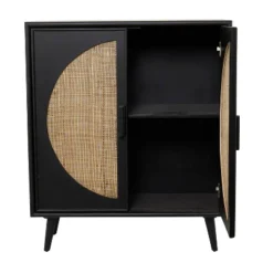 Bohemian Wood Cabinet Black - Olivia & May -Furniture Specialty Store GUEST 1f3d8e35 ddaf 4e83 a1cc fa2d0b6a40fb