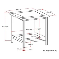 22" Rhonda End Table - WyndenHall -Furniture Specialty Store GUEST 1f984ac6 2733 41fb a429 b8e82c2c323c