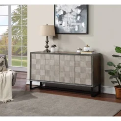 Tina Mid-Century Modern 4 Door Storage Credenza/Sideboard Black/Gray - Treasure Trove 8 Tina Mid-Century Modern 4 Door Storage Credenza/Sideboard Black/Gray - Treasure Trove -Furniture Specialty Store GUEST 2001e4dd 1e13 4be6 a0af 6915cf3a9c17