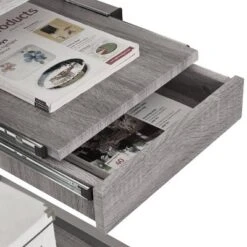 Complete Computer Workstation Desk Gray - Techni Mobili -Furniture Specialty Store GUEST 20234b54 2365 4af0 af63 81c28357be34