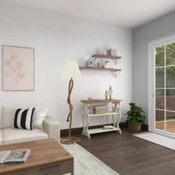 Farmhouse Wood Console Table Off White - Olivia & May -Furniture Specialty Store GUEST 202de7c0 649b 485a a4cb cd9d08f035c9