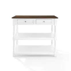 Caitlyn Wood Top Kitchen Island White/Dark Brown - Crosley -Furniture Specialty Store GUEST 214a3ae9 560b 4921 bbab fece9c9e0c64