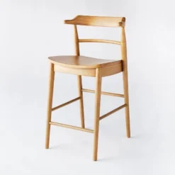 Kaysville Curved Back Wood Counter Height Barstool - Threshold™ Designed With Studio McGee -Furniture Specialty Store GUEST 2155e535 1936 45f3 b994 efad299aa5d4