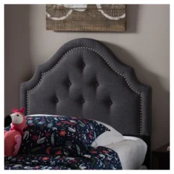 Cora Modern And Contemporary Fabric Upholstered Headboard - Twin - Baxton Studio -Furniture Specialty Store GUEST 21856ec0 d989 4959 a9f6 99c0b53bed8d