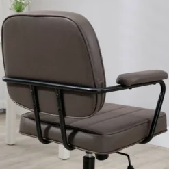 Vinsetto Home Office Chair, Microfiber Computer Desk Chair With Swivel Wheels, Adjustable Height, And Tilt Function, Light Brown -Furniture Specialty Store GUEST 2201d486 c968 4268 9154 9ca9e0f10d39