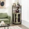 Costway Corner Bar Cabinet Industrial Liquor Wine Cabinet With Glass Holder & Mesh Doors -Furniture Specialty Store GUEST 225d23a9 b338 4a55 815a 88d2be2474e6