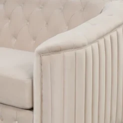 Modern Velvet Upholstered Accent Sofa Chair With Thick Removable Cushion-ModernLuxe -Furniture Specialty Store GUEST 2290f564 5d3d 40fe b13a b9c07a8ea4e8