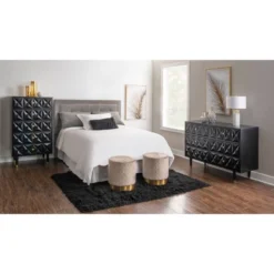 5 Drawer Geo Textured Chest - Linon -Furniture Specialty Store GUEST 22a07bbc 57fc 466e 93cf f34d557d4e56